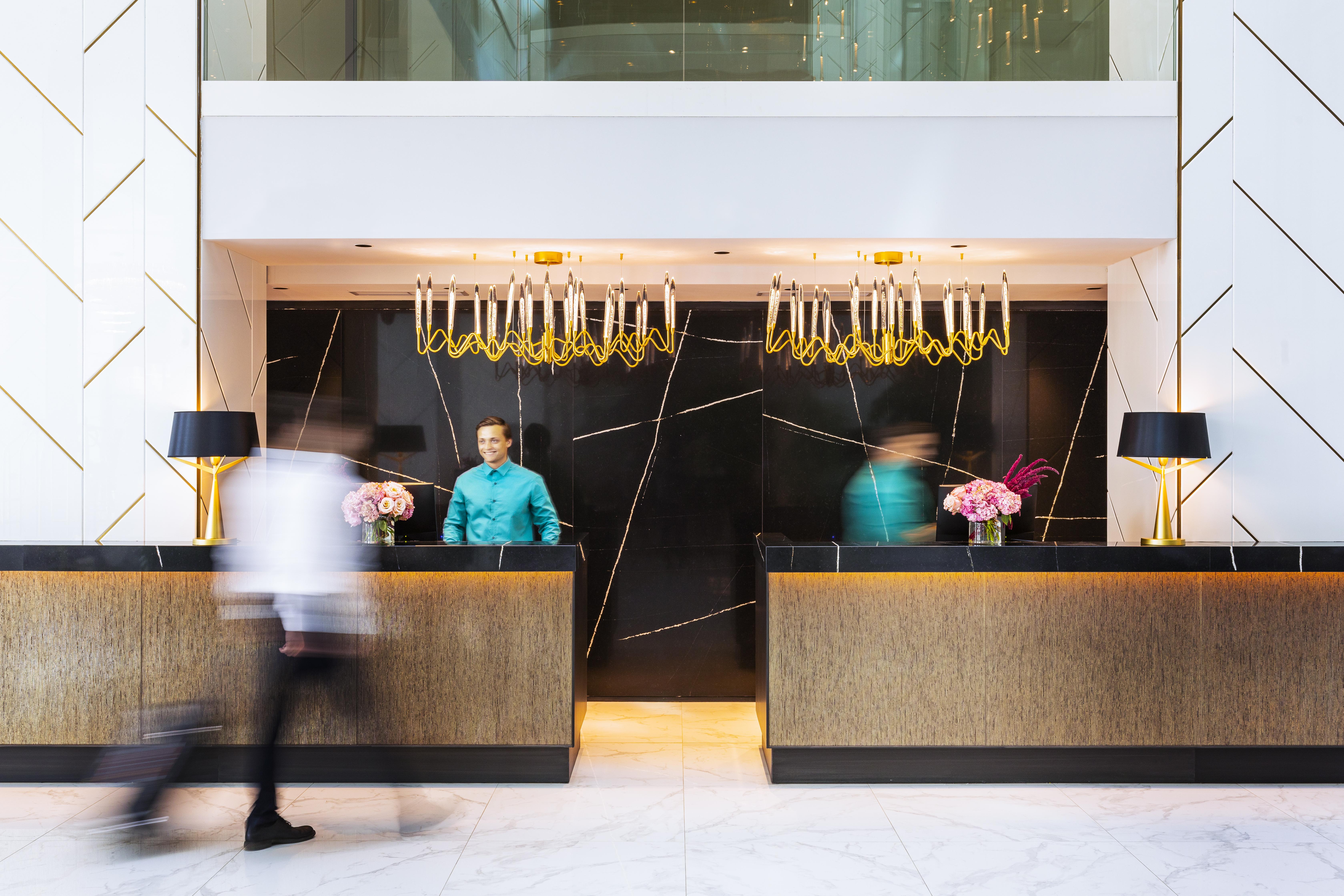 Grand Hotel Millennium 소피아 외부 사진 The hotel's lobby